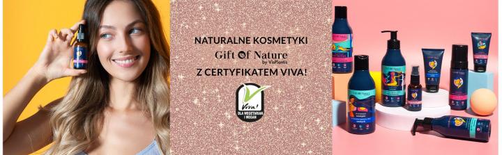 Seria kosmetyków Gift of Nature by Vis Plantis z certyfikatem fundacji VIVA!
