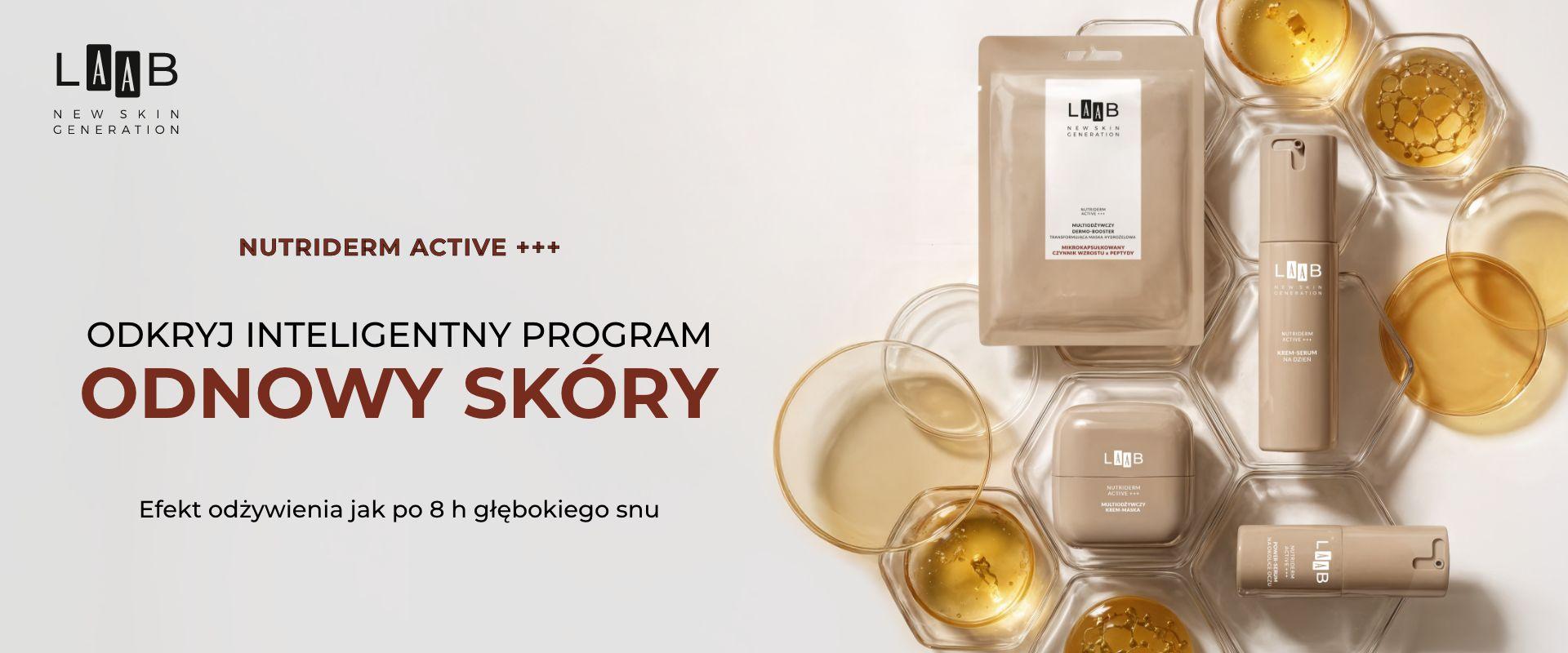 AA LAAB Nutriderm Active +++. Nowe podejście do pielęgnacji skóry dojrzałej