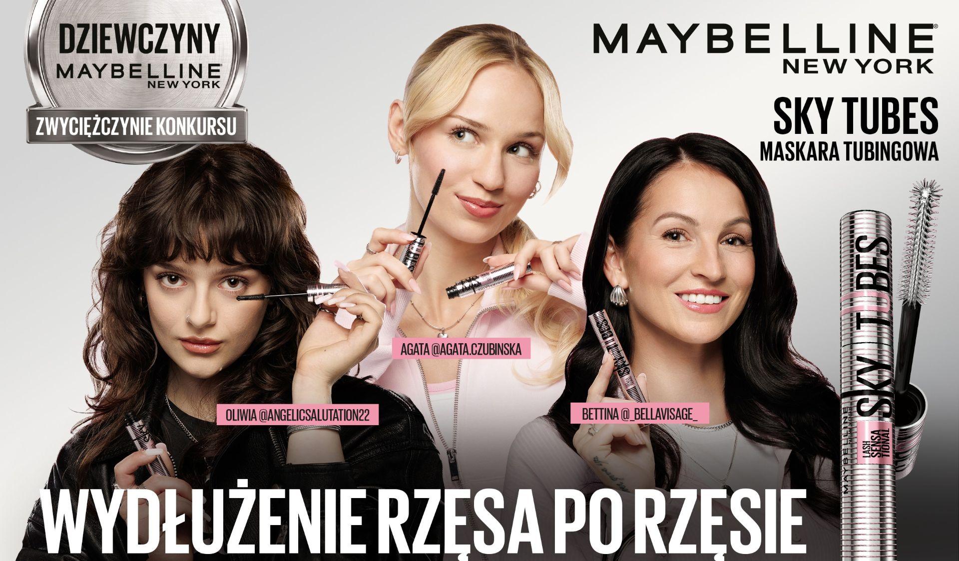 Maybelline Sky Tubes. Konsumentki w kampanii marki