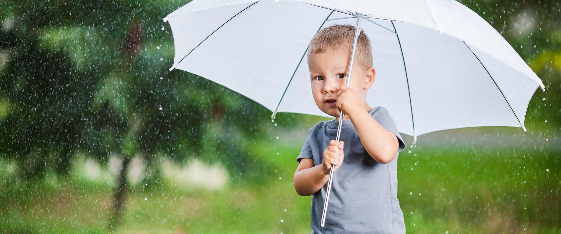 Pierwszy parasol dla dziecka