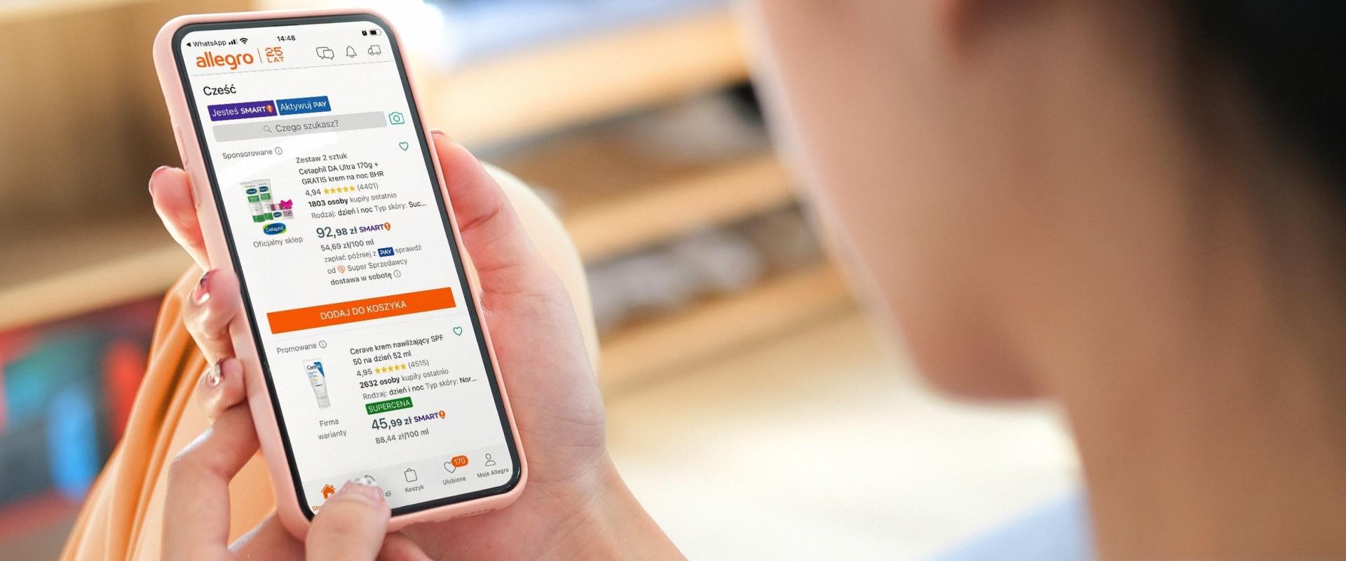 Allegro: nawet co drugi Polak wybiera dermokosmetyki