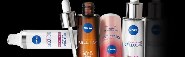 Serum layering z Nivea