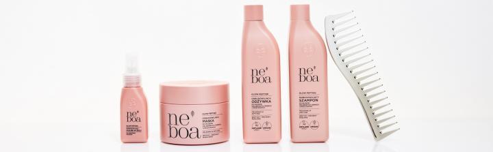 Włosy też mogą wyglądać młodziej. Nowa linia Glow Peptide Neboa