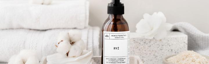 Love Cosmetics Awards 2025 Naturalnie Pięknie skóra - olejek do demakijażu Ryż od Ministerstwa 