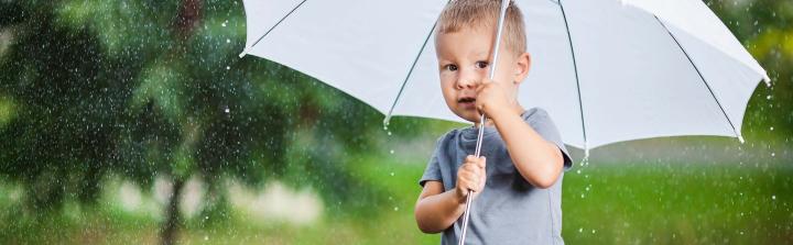 Pierwszy parasol dla dziecka