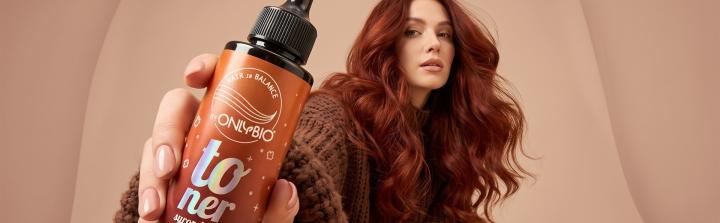 OnlyBio Hair in Balance: cztery tonery do włosów w jesiennych odcieniach